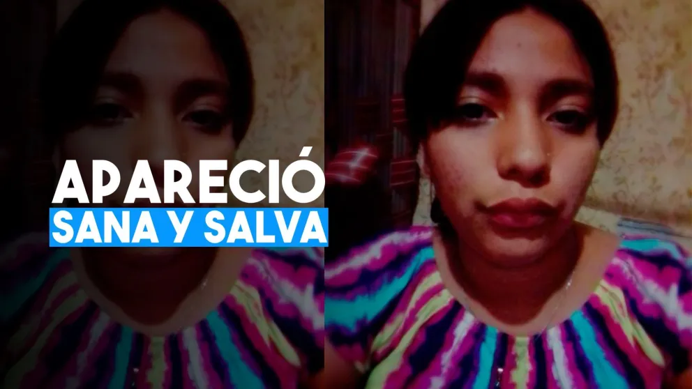 Apareció la chica de 15 años que era intensamente buscada