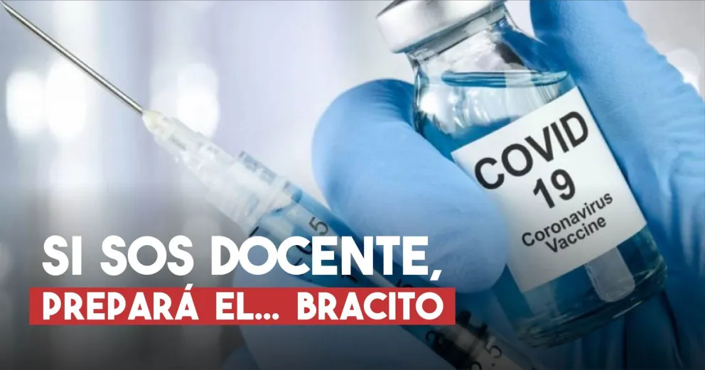 Planean vacunar a los docentes antes de marzo