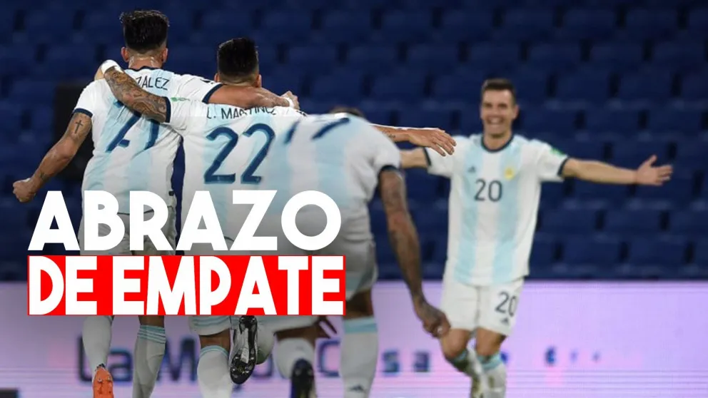 Argentina reacciona y llega al empate ante Paraguay en La Bombonera