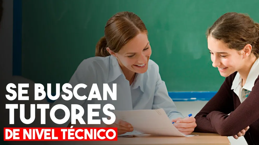 Convocan a inscripción de tutores para el Nivel Técnico Educativo