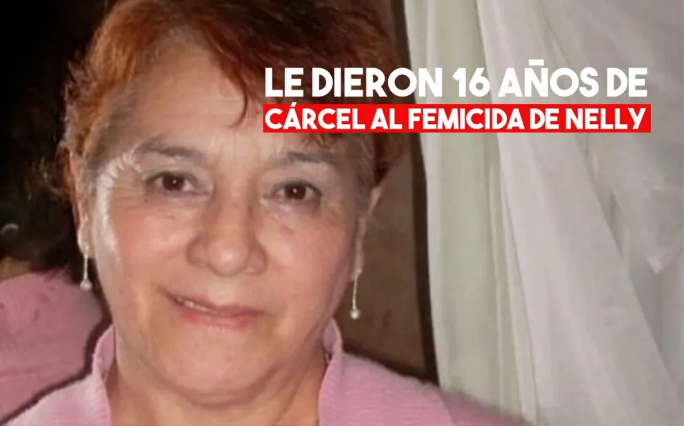 Condenaron a 16 de cárcel al femicida de Nelly Elizondo