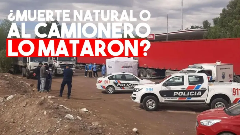 Investigan la muerte de un camionero en Sarmiento