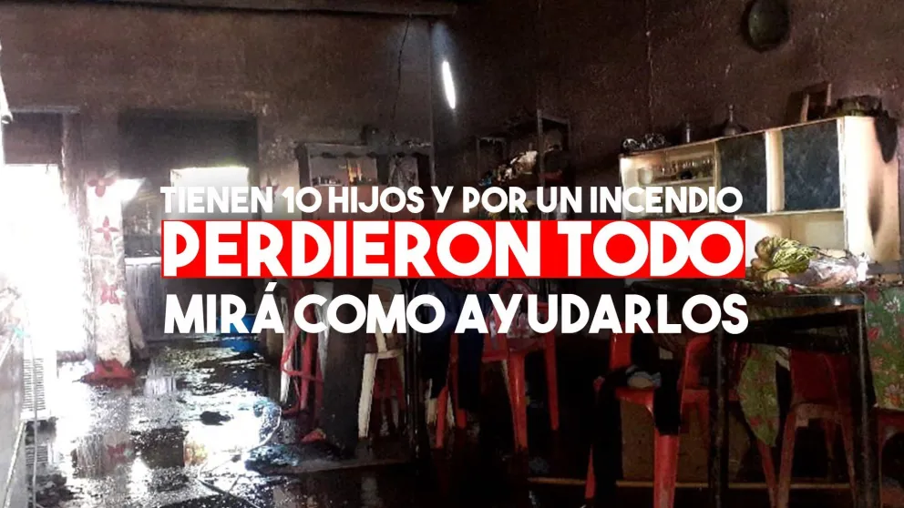 Se incendió una casa en Pocito