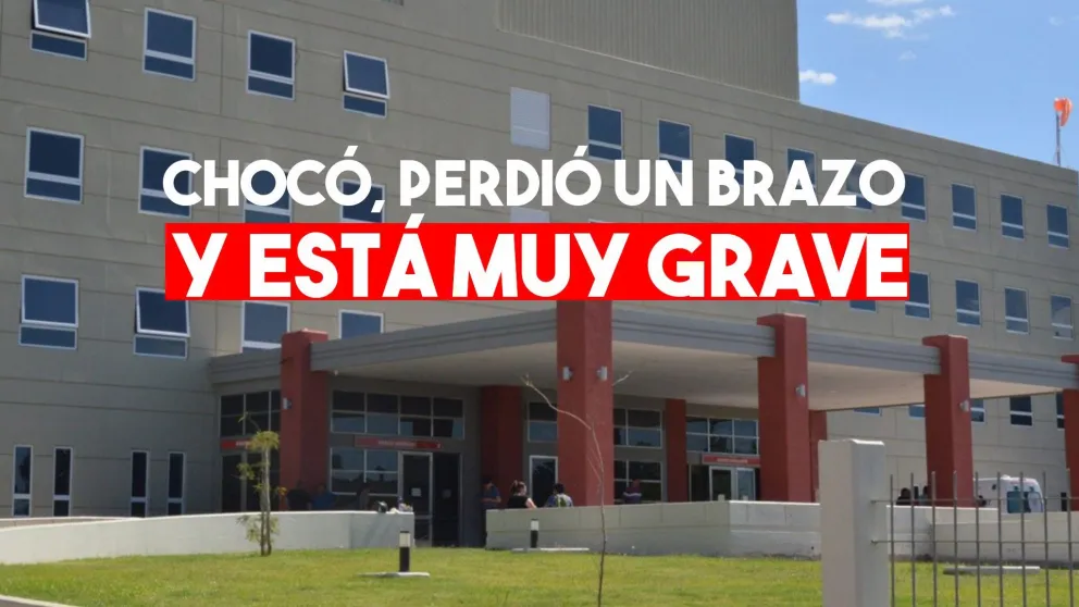 Pocito: en un accidente de tránsito un hombre perdió su brazo