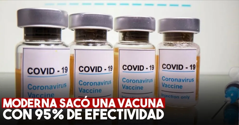 Otra farmacéutica estadounidense asegura que su vacuna tiene casi 95% de efectividad