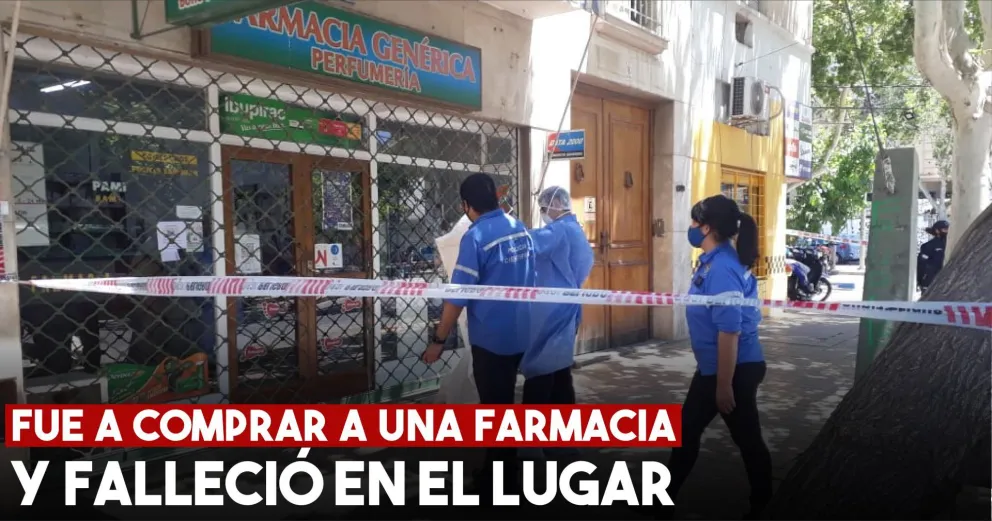 Un hombre falleció de un infarto en el interior de una farmacia