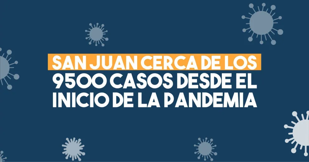 Coronavirus en San Juan: 224 nuevos casos y ya son 9496 en total
