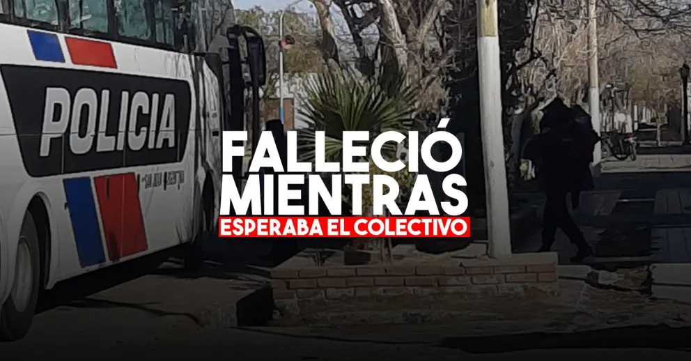Un hombre falleció en la vía pública mientras esperaba el colectivo
