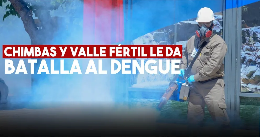 Chimbas y Valle Fértil firmaron un convenio de colaboración para combatir el dengue