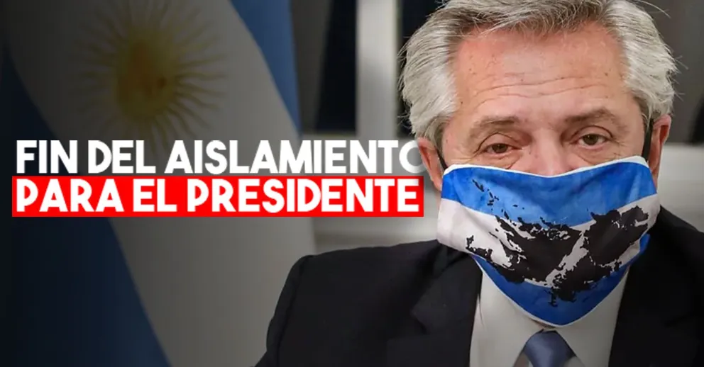 Alberto Fernández terminó el aislamiento por contacto estrecho