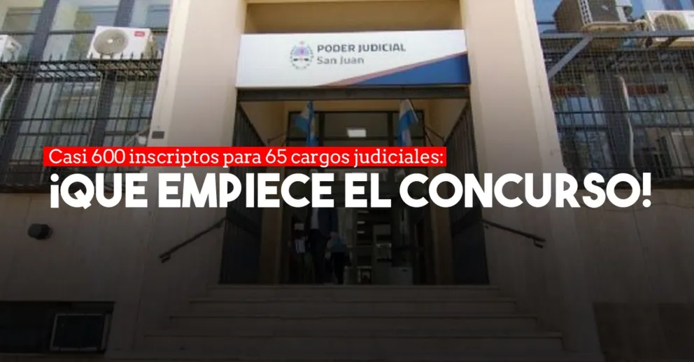 Casi 600 personas se inscribieron para el nuevo concurso del Poder Judicial