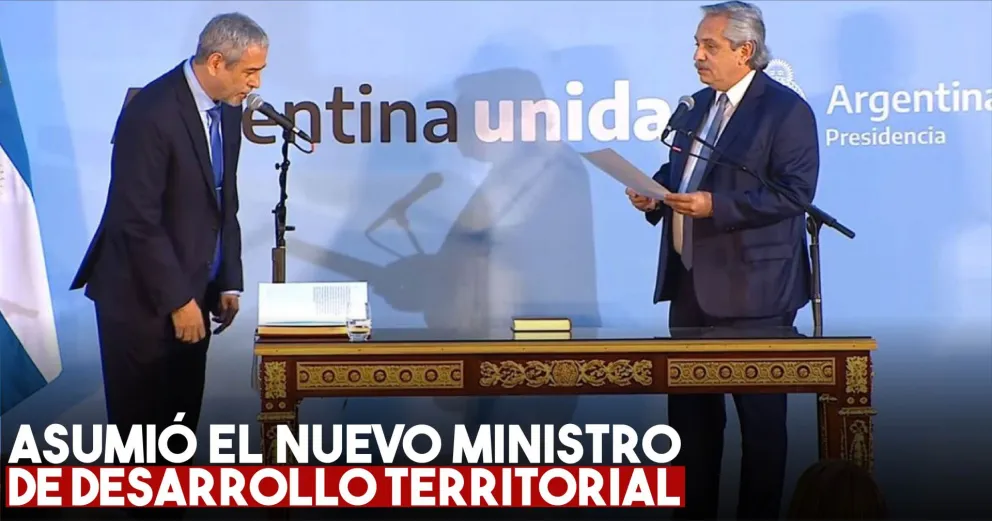 Jorge Ferraresi se sumo al Gabinete de Fernández