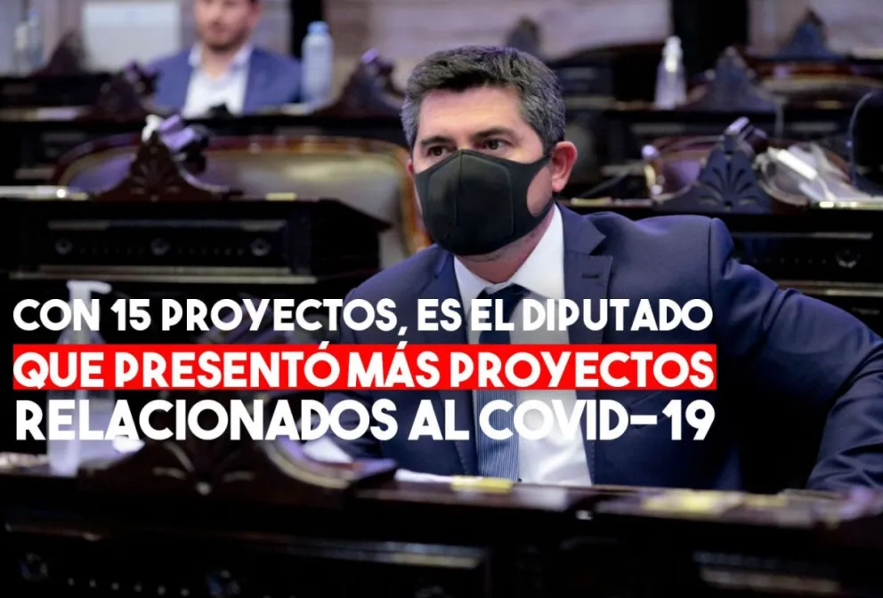Marcelo Orrego es el diputado que presentó más proyectos relacionados al Covid-19