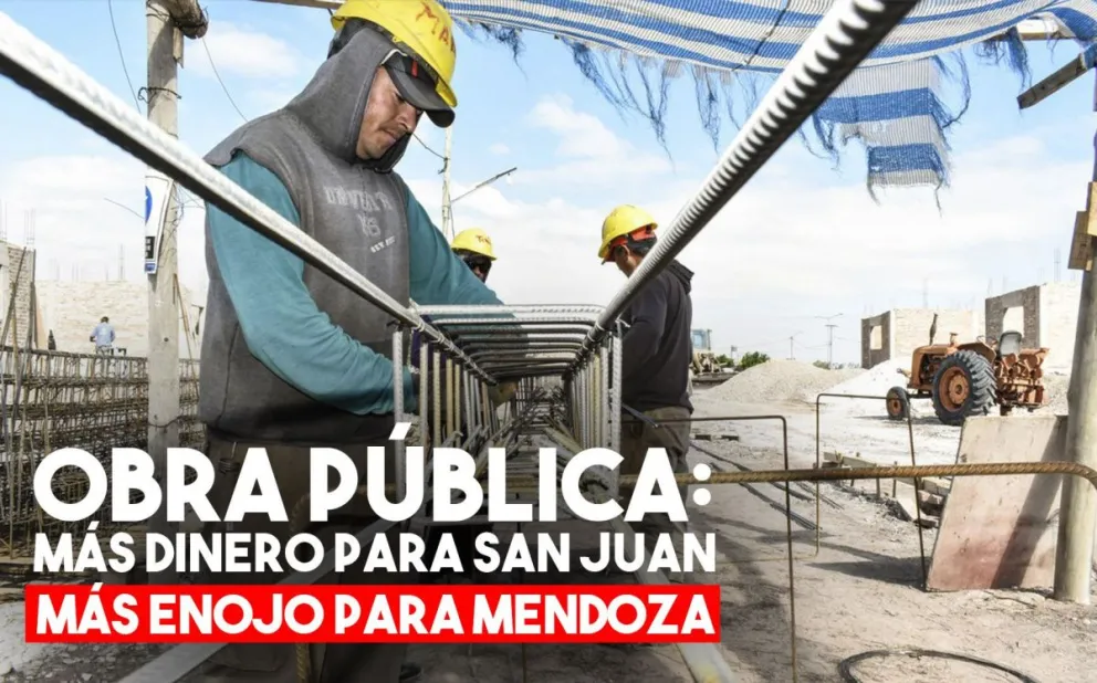 Malestar en Mendoza tras recibir menos dinero que San Juan para obra pública