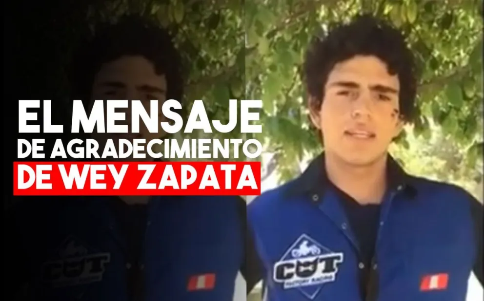 El mensaje de Wey Zapata tras recibir el alta