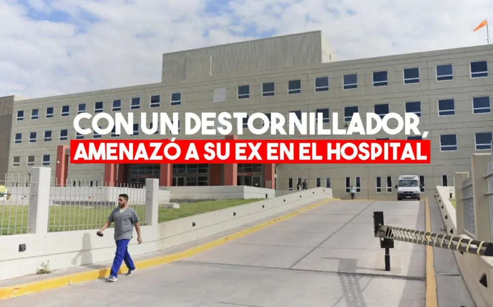 Fue a buscar a su ex mujer al hospital y amenazó con matarla con un destornillador