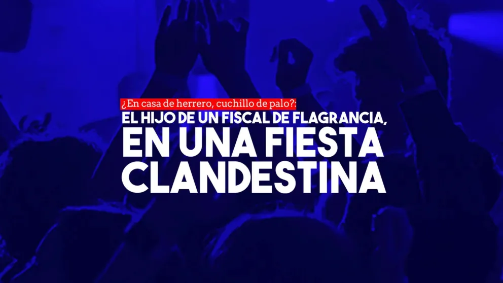 Un hijo de un fiscal de Flagrancia, detenido en una fiesta clandestina
