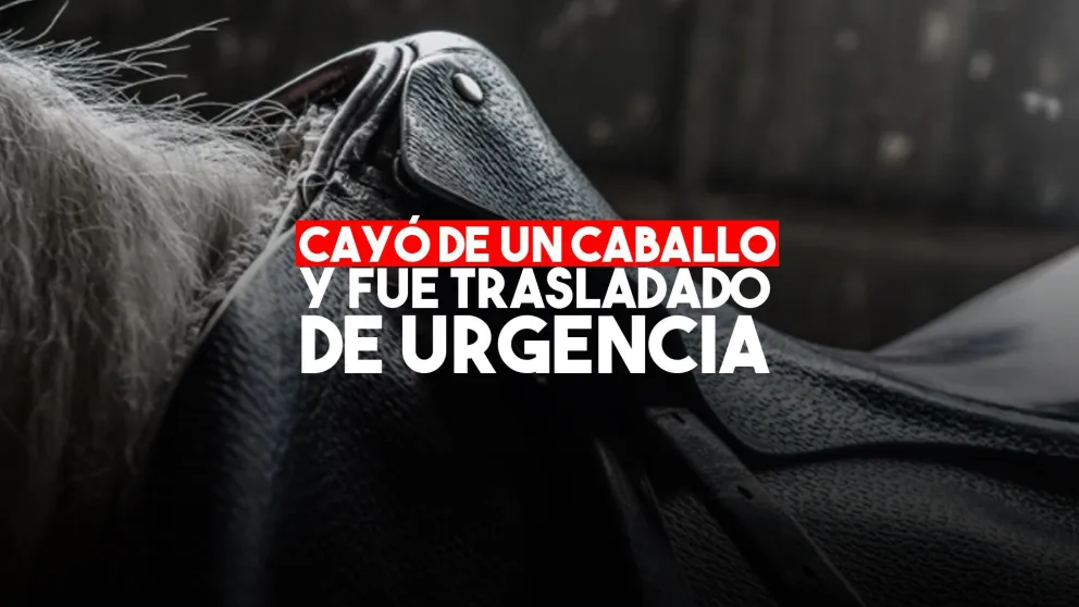 Un menor se cayó de un caballo y lo trasladaron al Hospital Rawson