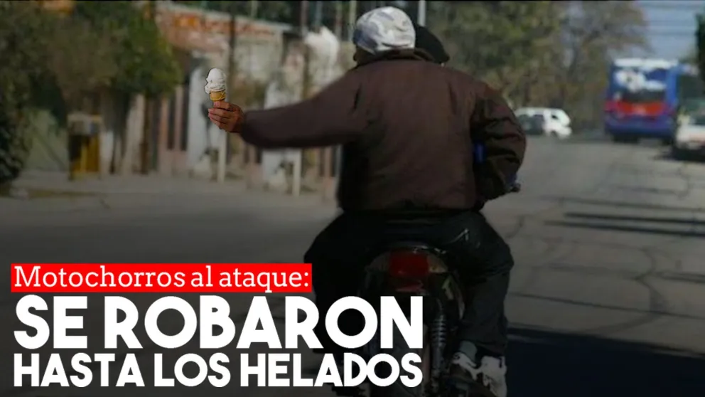 Detuvieron a un motochorro que robó un celular y la moto de un delivery