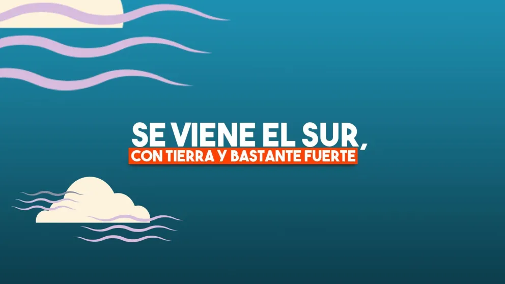 El Servicio Meteorológico emitió un alerta por un fuerte viento