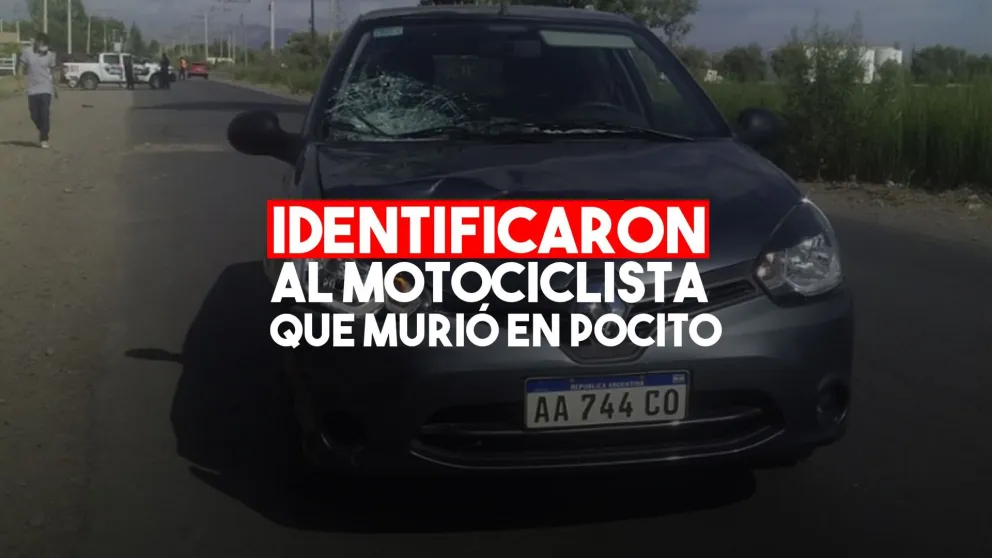 Identificaron al motociclista que murió en Pocito