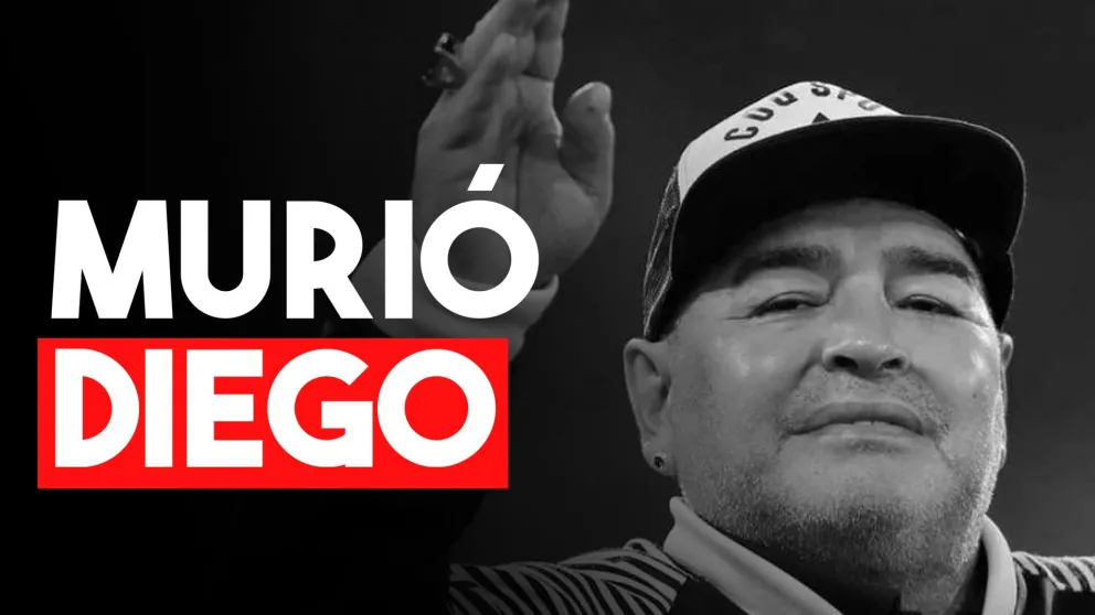 Murió Diego Maradona tras sufrir un paro cardiorrespiratorio