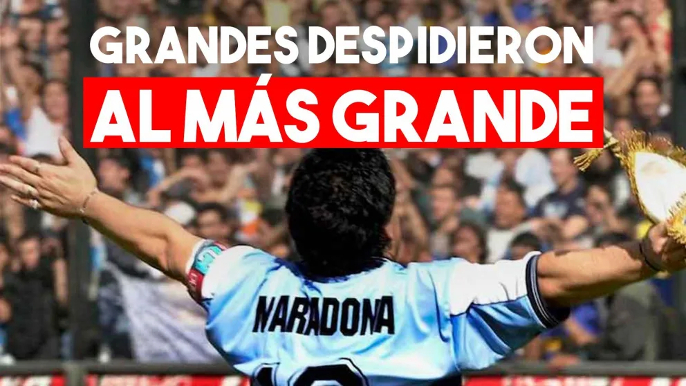 El adiós a Maradona de figuras del deporte