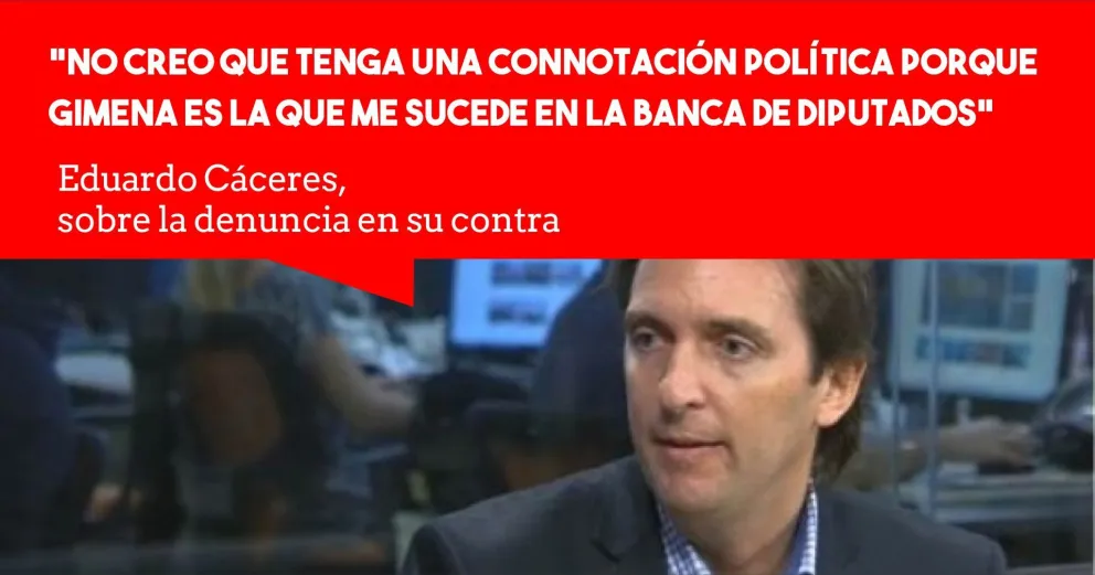 Cáceres habló sobre la denuncia de Martinazzo