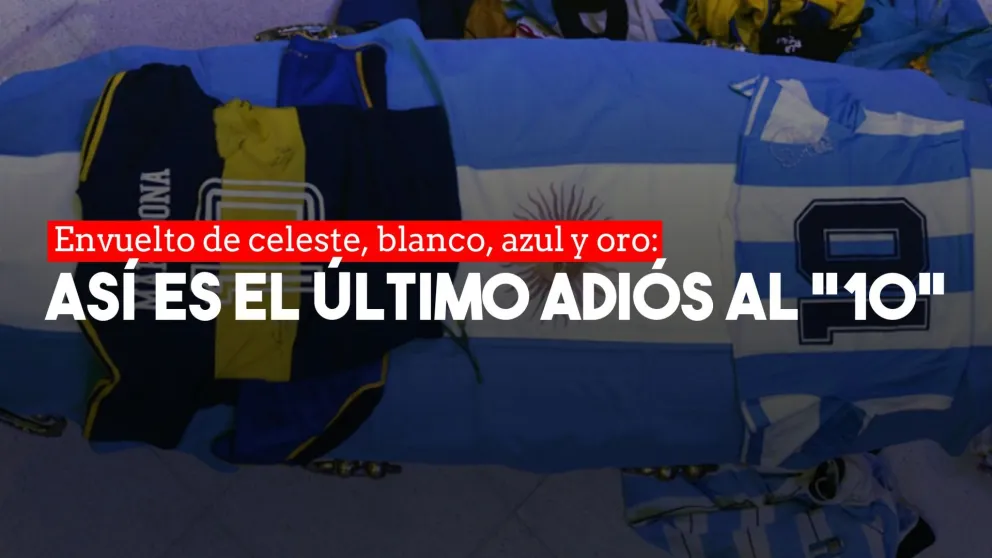 Con miles de personas, arrancó el velorio de Diego Maradona
