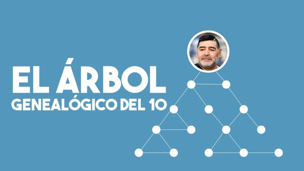 Cómo es el árbol genealógico de Maradona