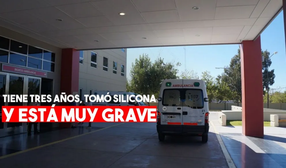 Albardón: un niño de 3 años se intoxicó por tomar silicona y está grave