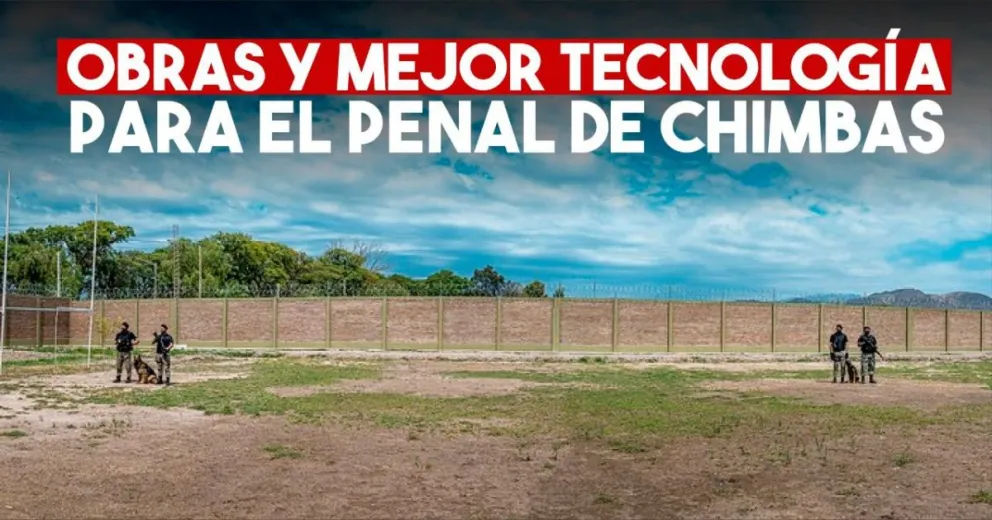Penal de Chimbas: se construyó el nuevo muro perimetral y se recambiaron 32 cámaras