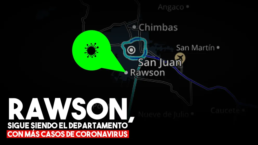 Rawson sigue siendo el departamento con más caso de covid