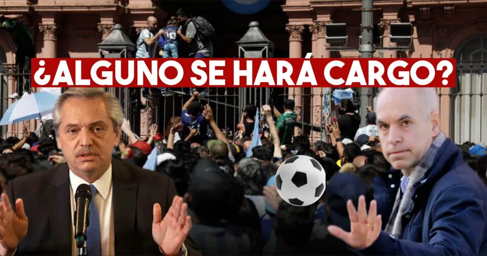 Oficialismo y oposición se culpan por los incidentes en Casa Rosada