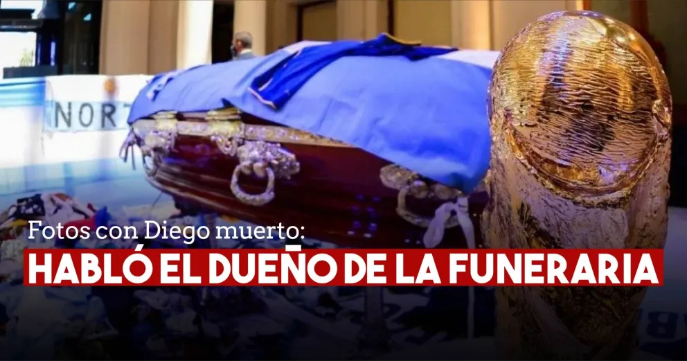 Habló el dueño de la funeraria sobre las fotos que se filtraron: "Él no es empleado de acá, es un tercerizado"