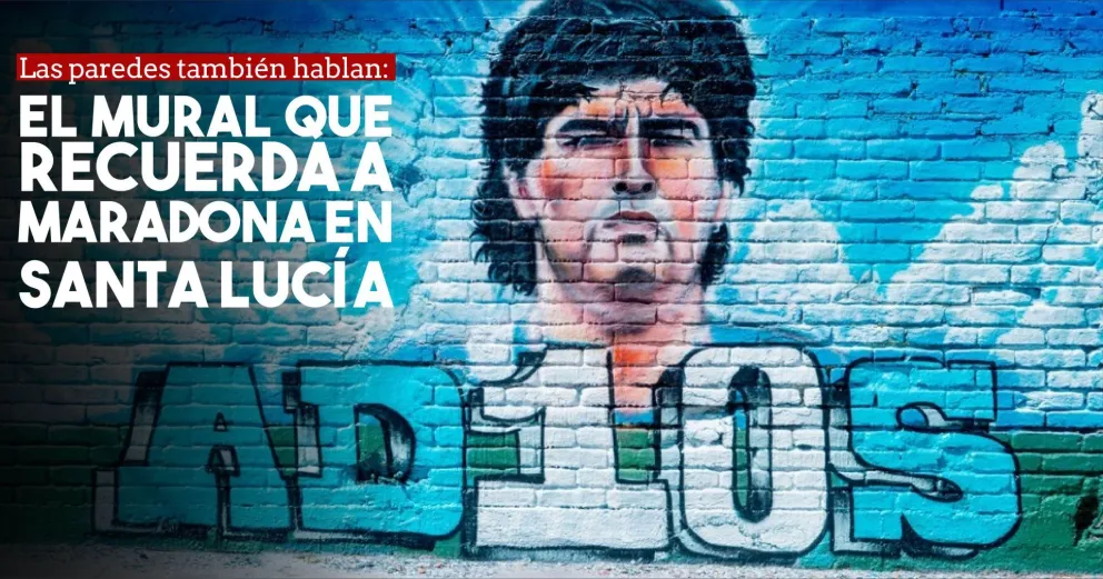Artistas santaluceños homenajearon a Diego Armando Maradona