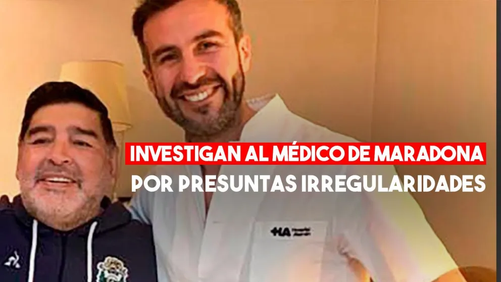 Allanan la casa y la clínica del médico de Maradona