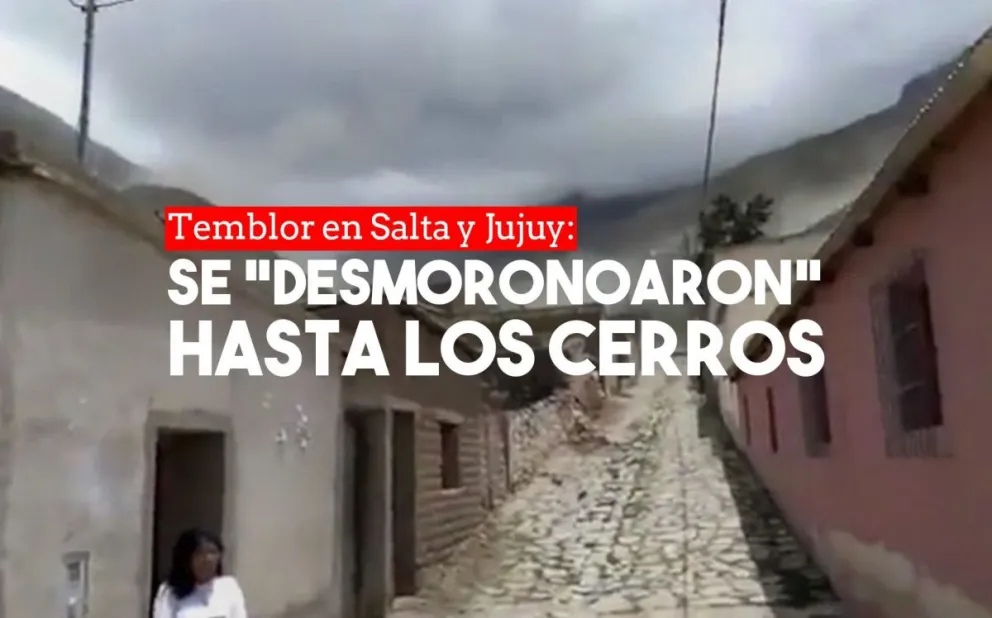 Un temblor fortísimo asustó a Salta y Jujuy