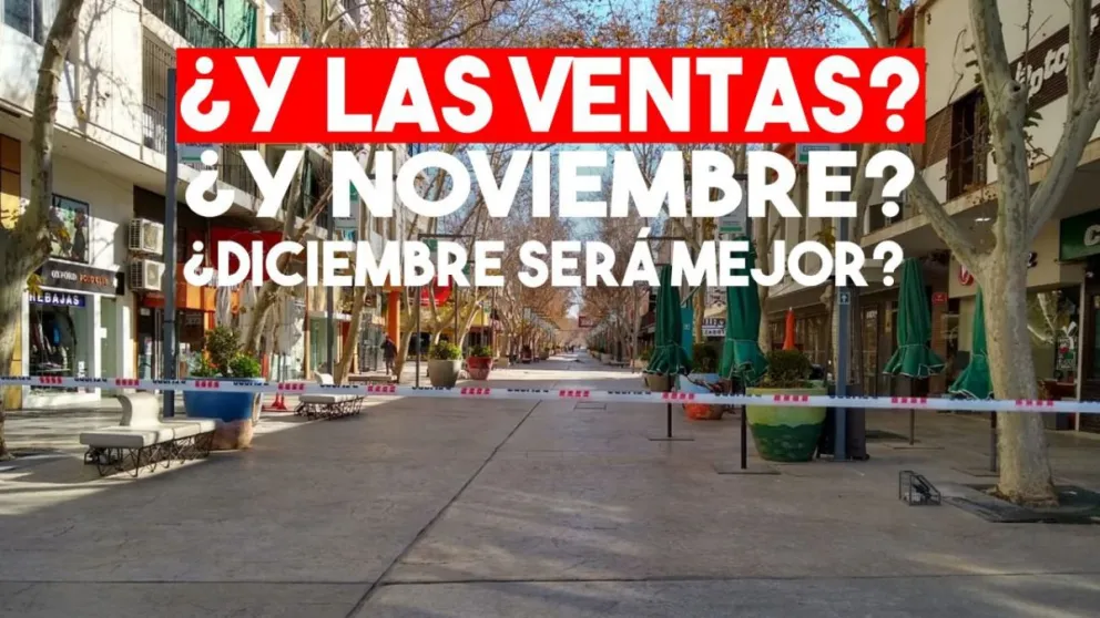 Cayeron las ventas en noviembre y el comercio espera que diciembre les de un respiro