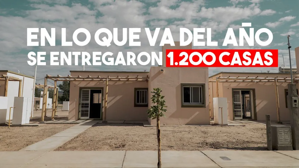 Uñac entregó 69 viviendas en Ullum