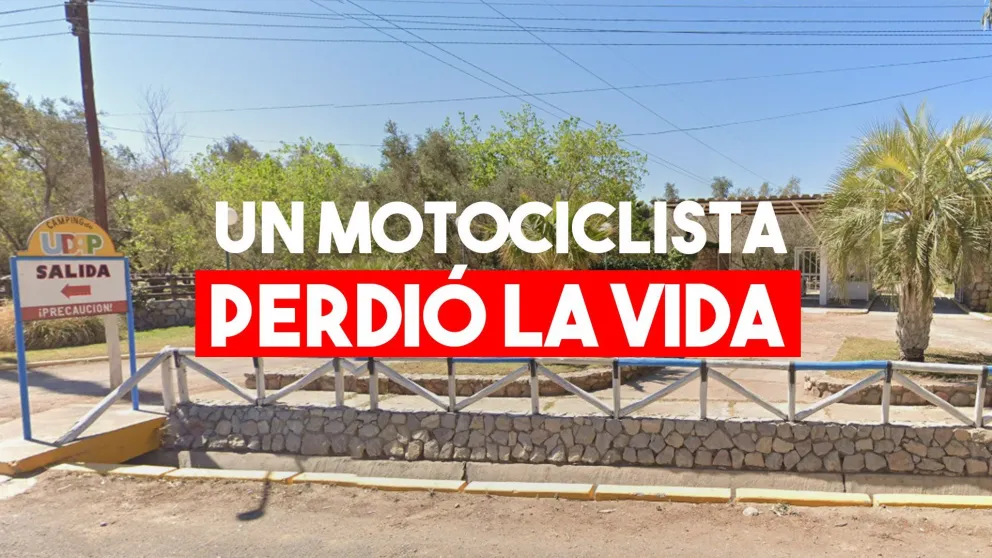 Falleció un motociclista cerca de UDAP