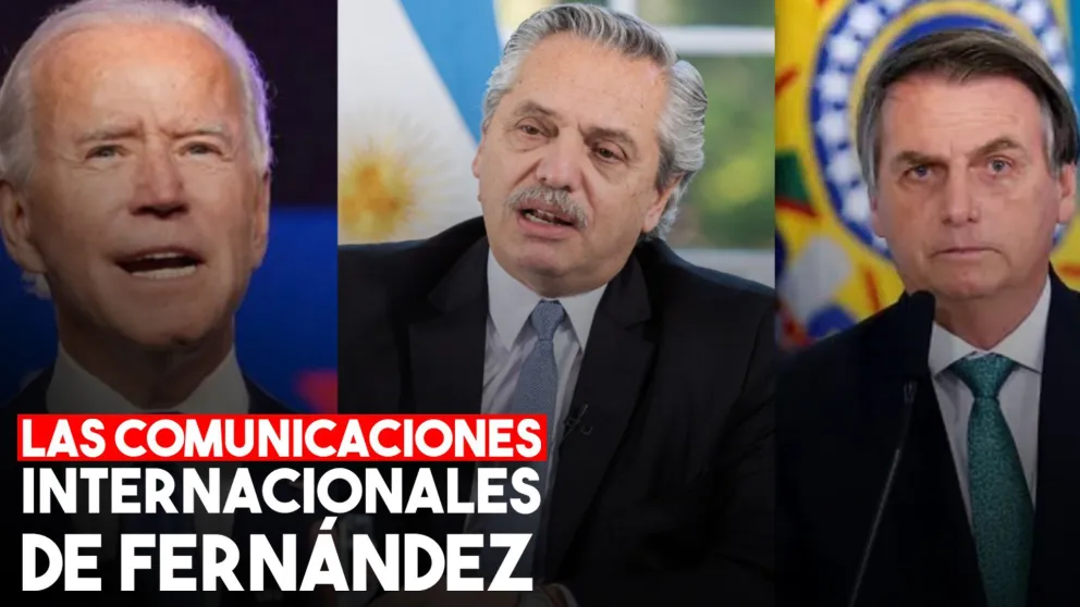 Fernández se comunicó con Biden y Bolsonaro