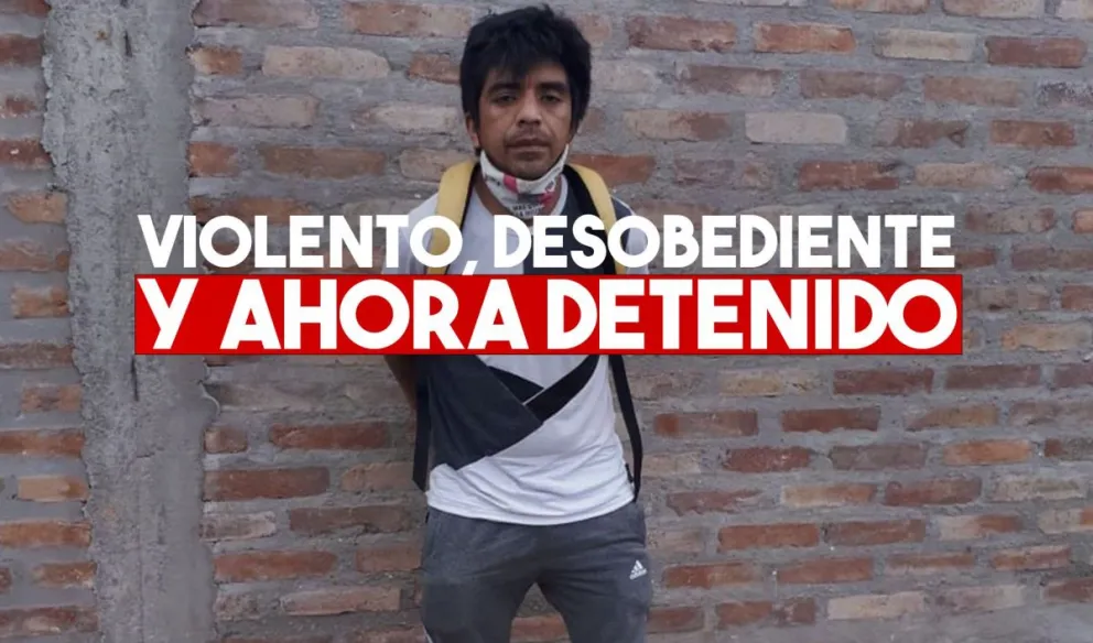 Con prohibición de acercamiento y todo fue a la casa de su ex y terminó detenido