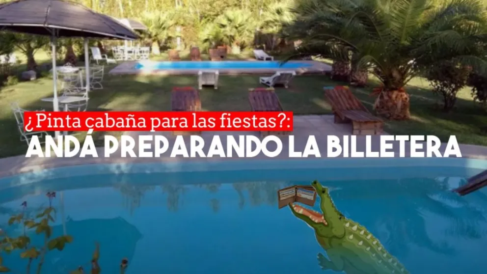 ¿Cuánto sale alquilar una cabaña para pasar las fiestas?