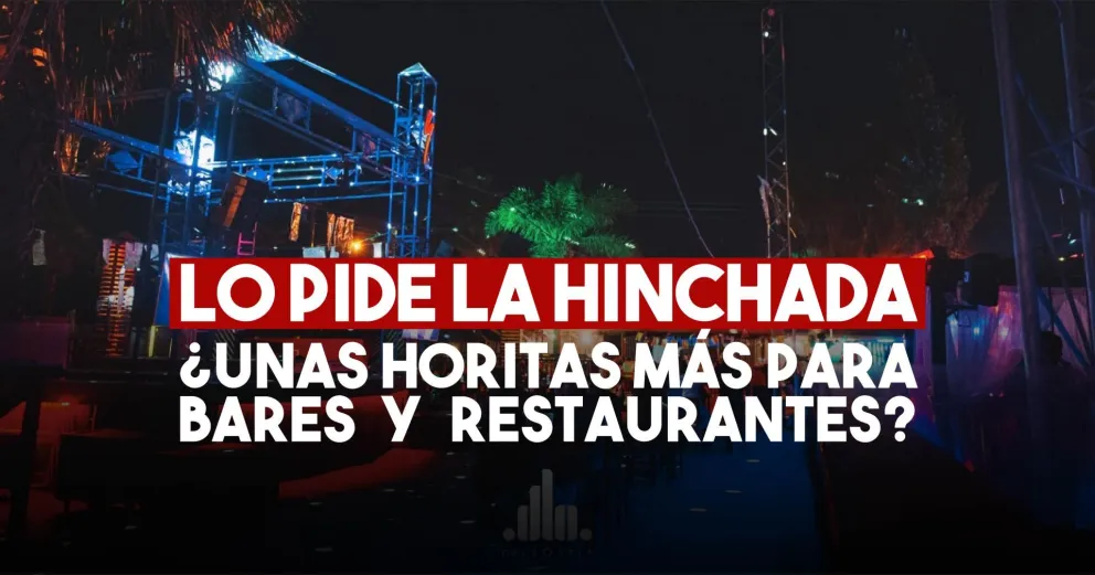 Desde la Cámara Hotelera Gastronómica pidieron extender el horario de bares y restaurantes