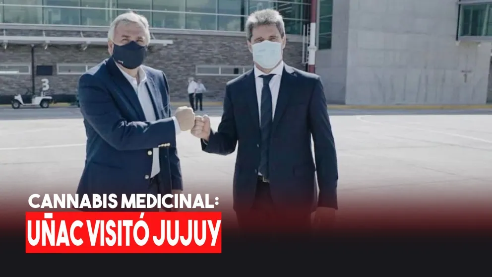 Uñac viajó a Jujuy para la inauguración del primer laboratorio de Cannabis medicinal del país