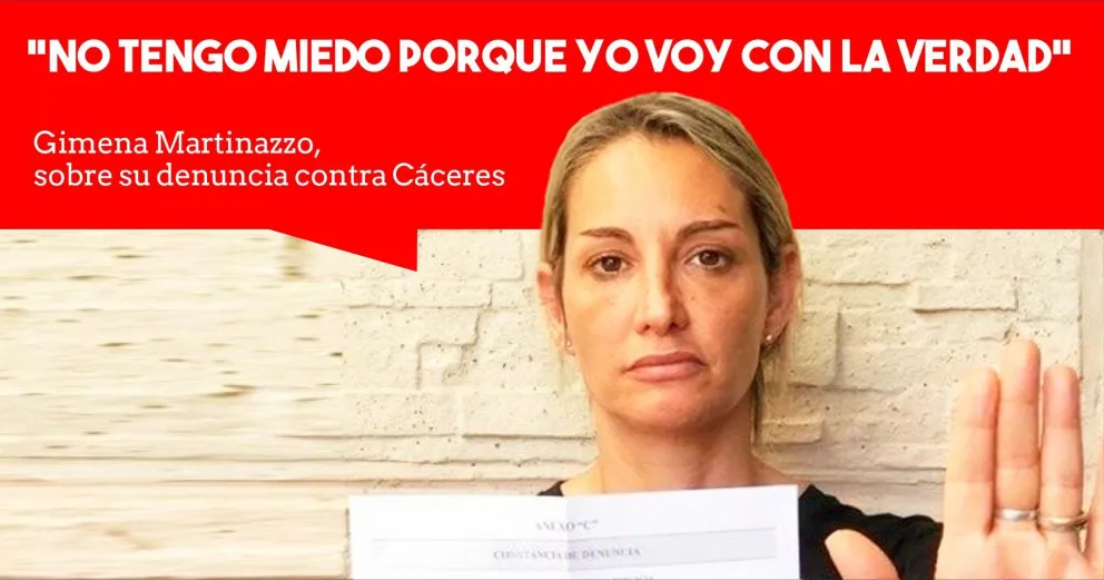Gimena Martinazzo se constituyó como querellante en la causa contra Cáceres