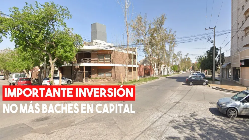 Capital invertirá 25 millones de pesos para refaccionar una transitada calle