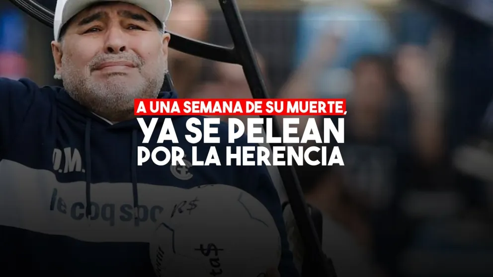 A una semana de la muerte de Maradona, ya se iniciaron dos demandas por la sucesión