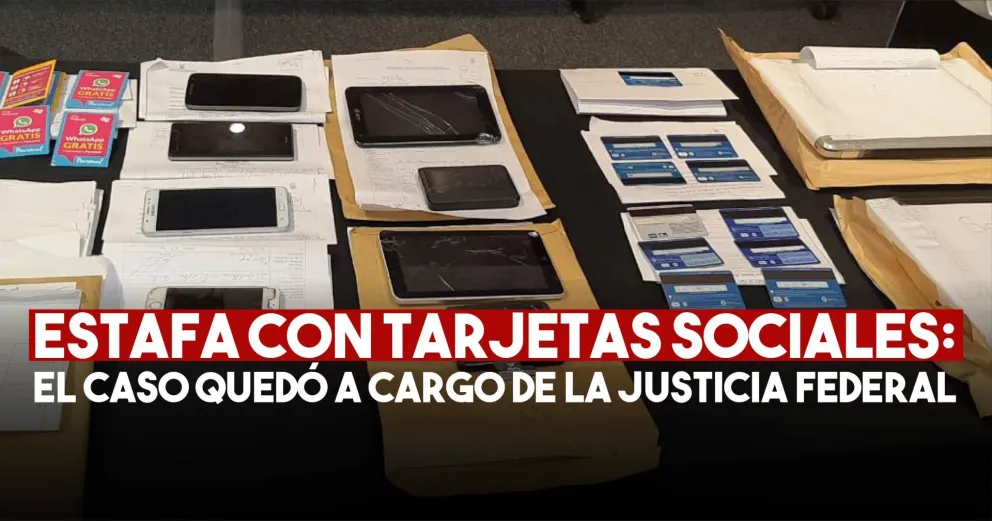 El caso de las estafas con tarjetas sociales pasó a la justicia Federal